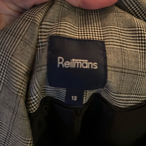 Reitmens Plaid Trench Coat - Picture 5 of 5